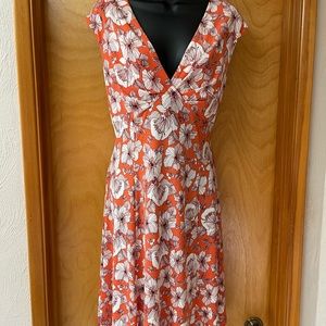 Enfocus Studio orange, and white size 12 dress